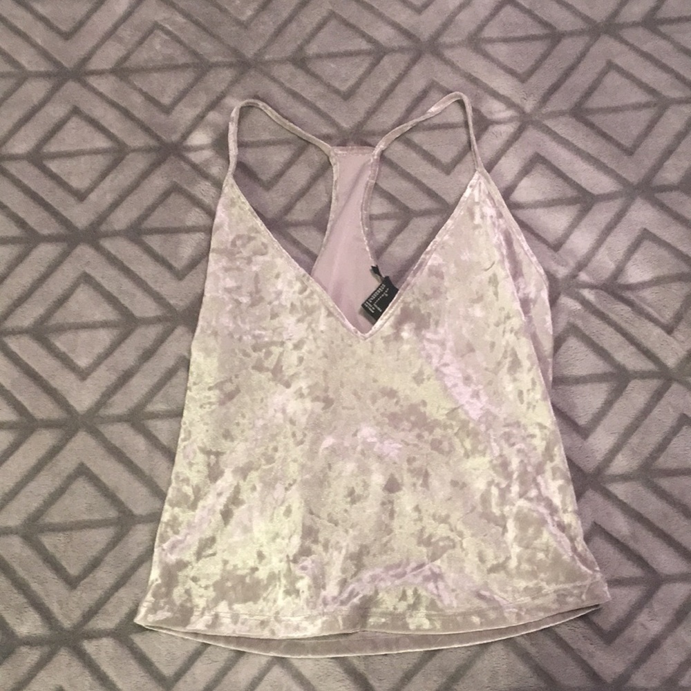 Velvet tank top